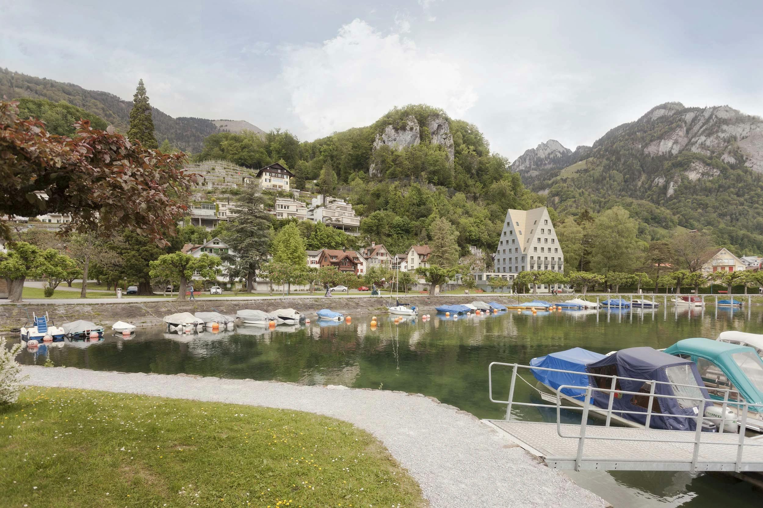 Café am See, Weesen, Seeperspektive