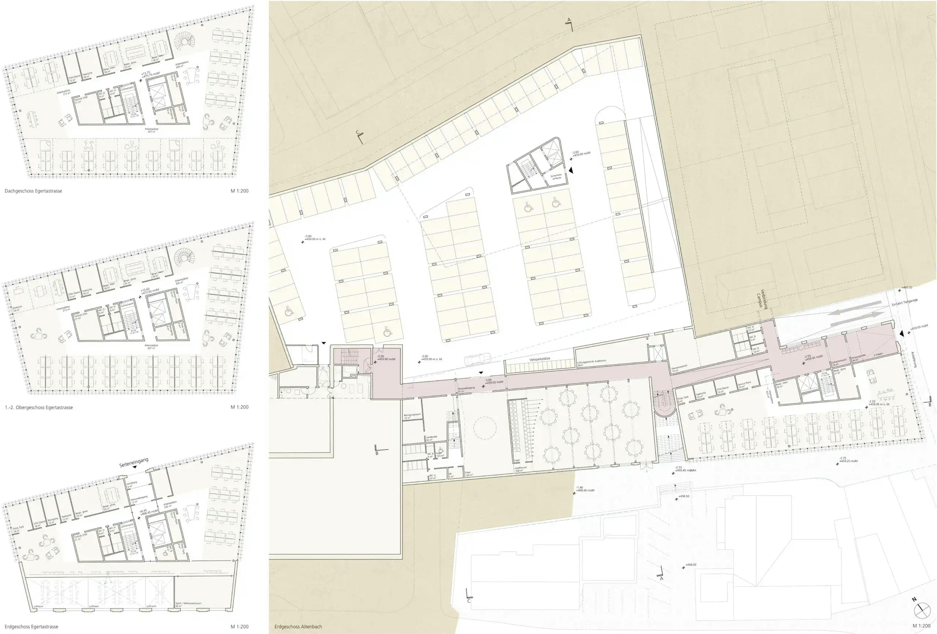 LGT Vaduz, Bauplan