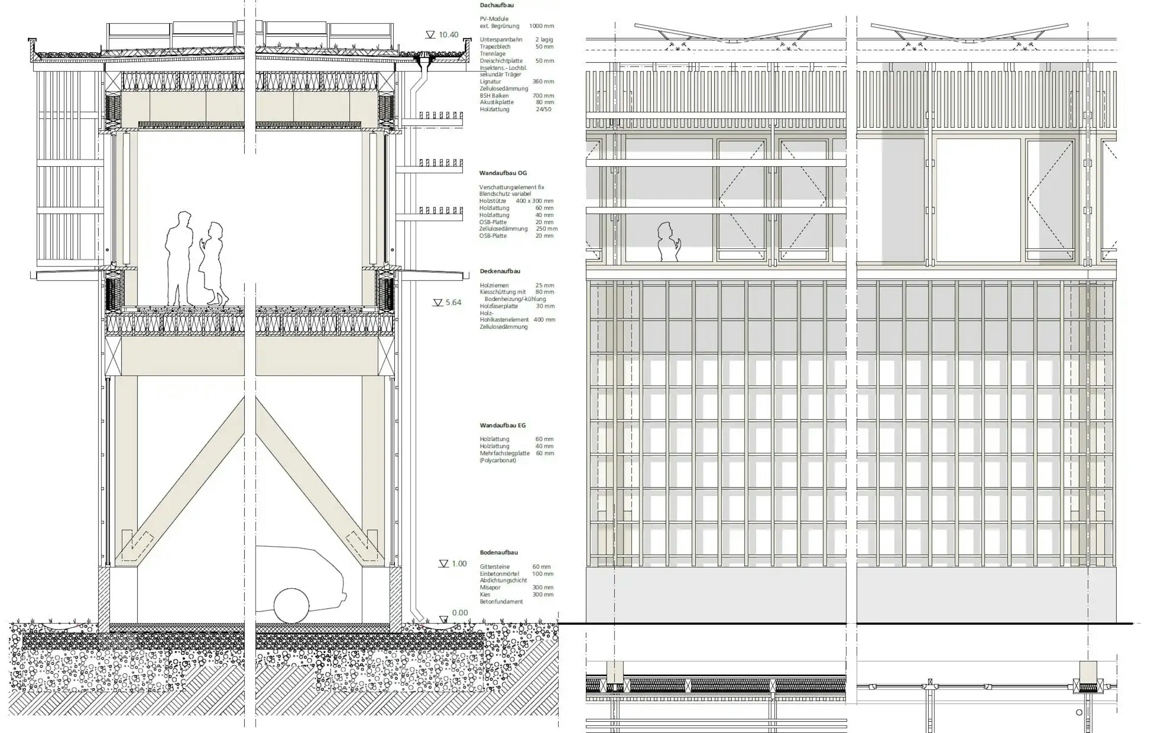 Kommandobrücke, Chur, Konstruktion