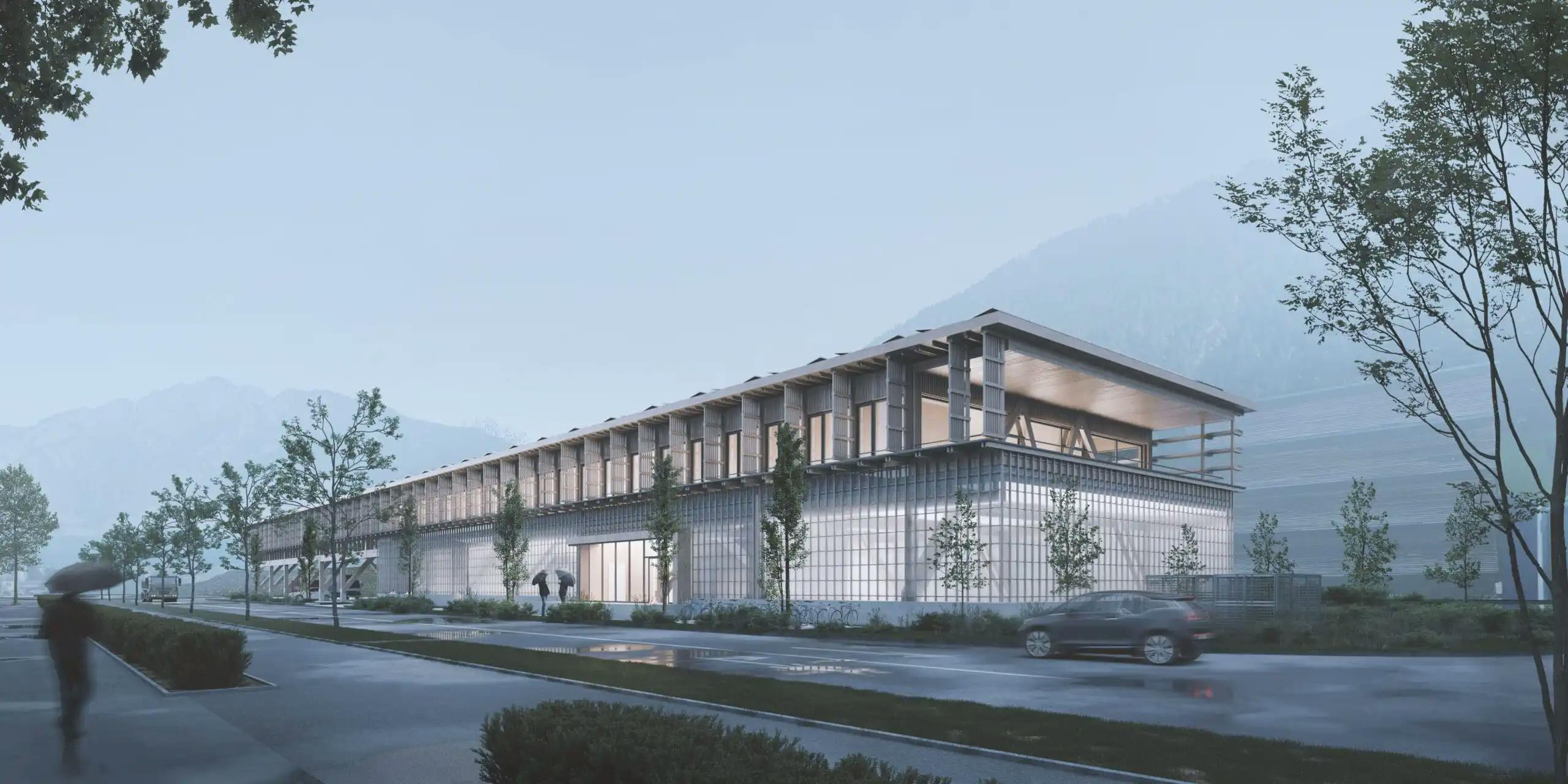 Kommandobrücke, Chur, Visualisierung