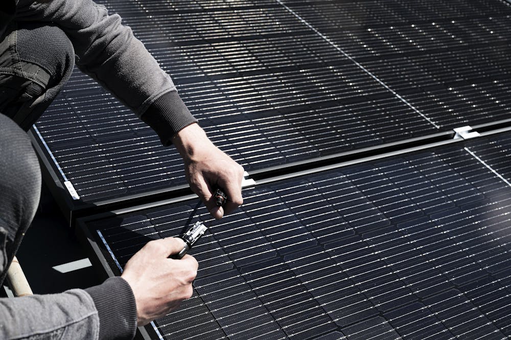 Installation of a photovoltaic system