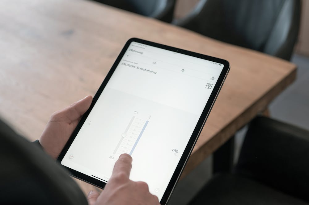 Tablet with smart home control