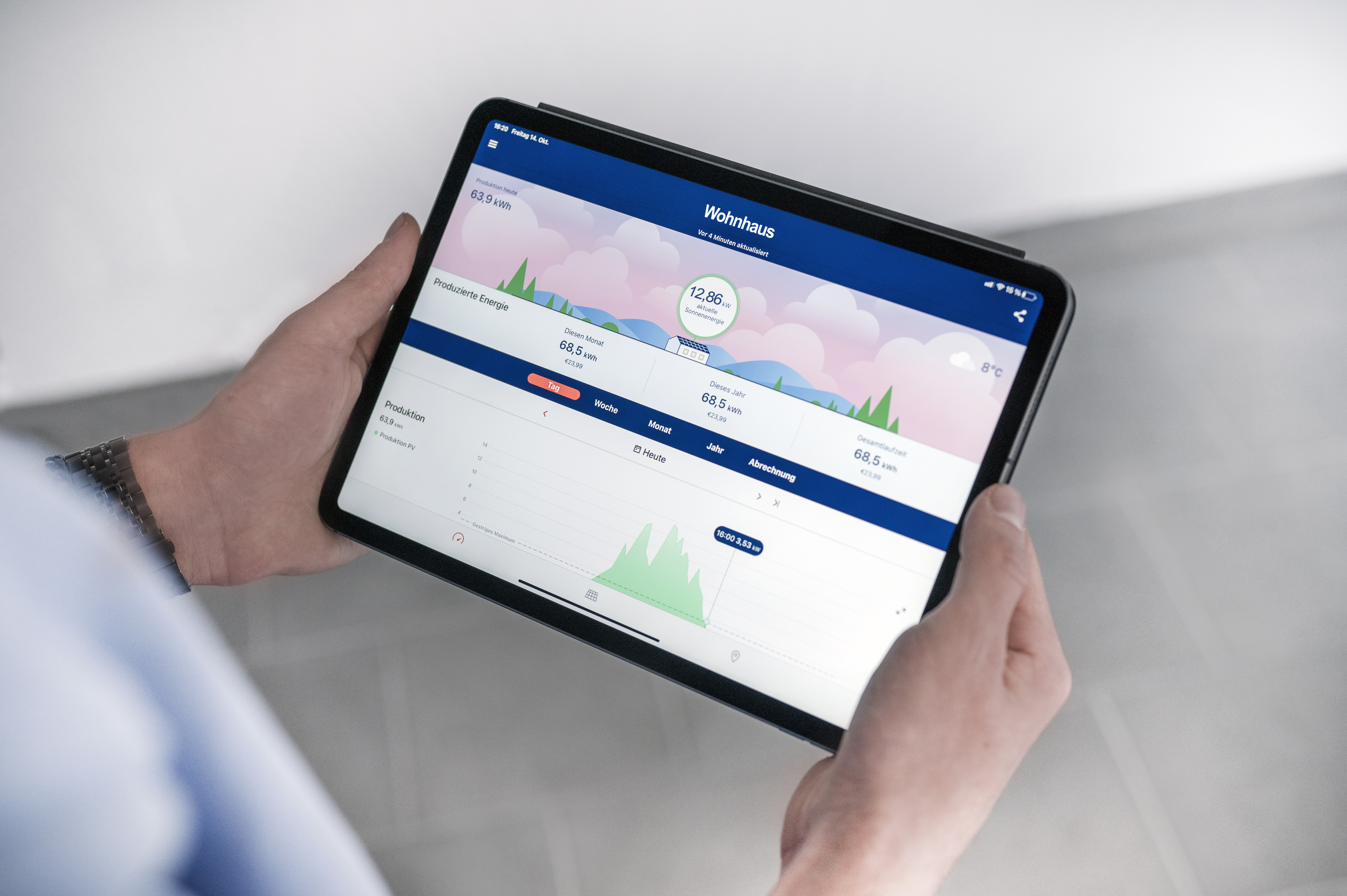 Photovoltaik Solaredge Monitoring App