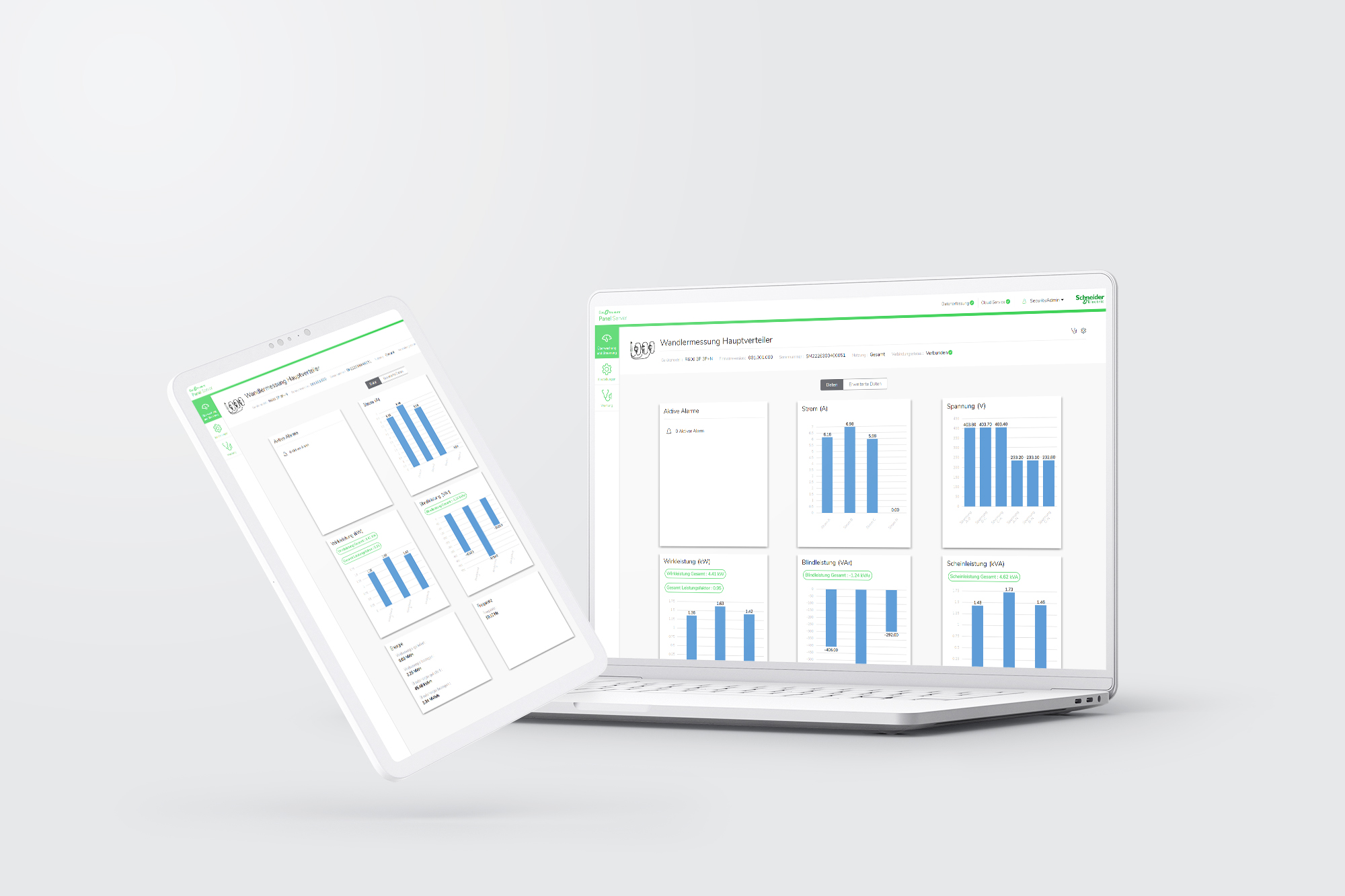 Energie Monitoring App Wandlermessung