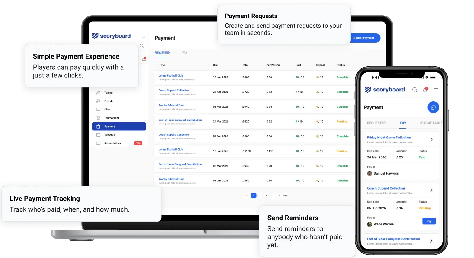 Everything You Need to Manage Team Payments