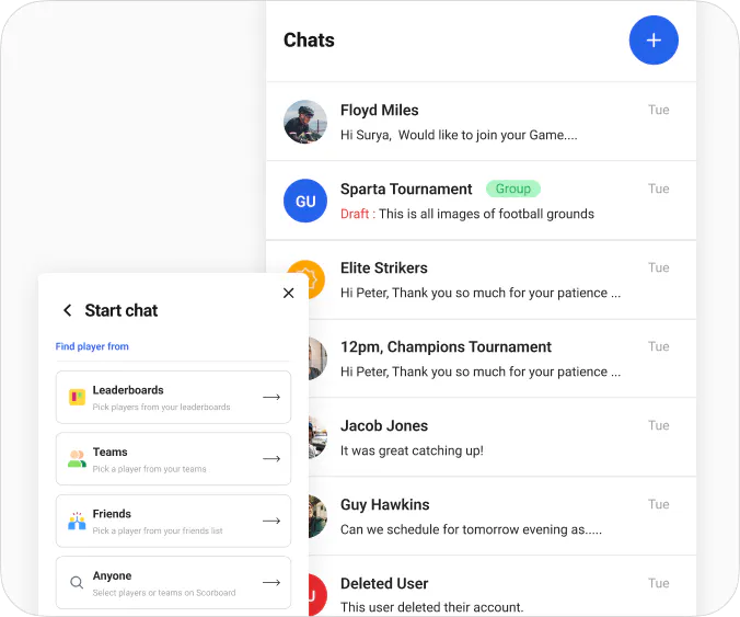 Stay connected with your team.