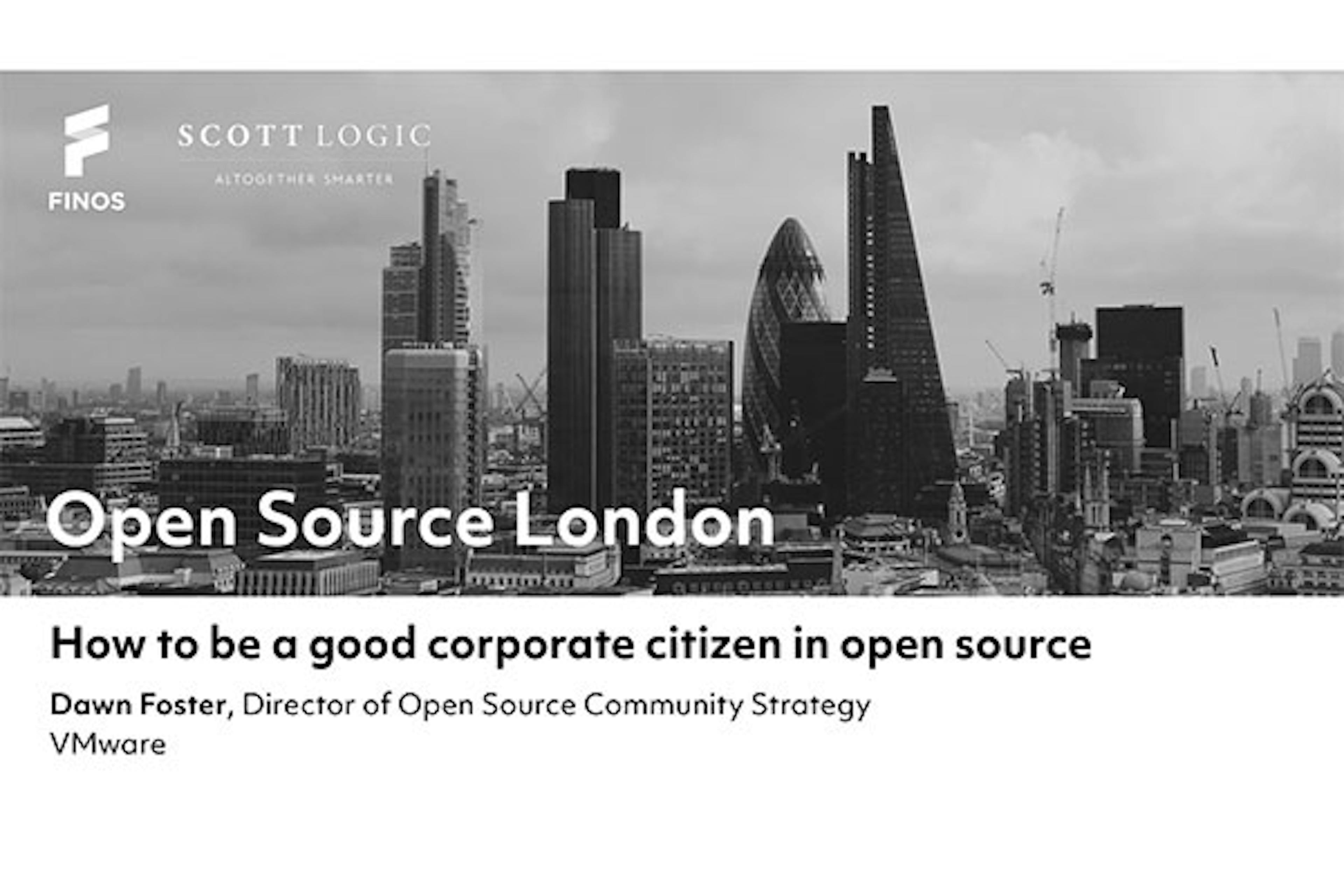How to be a good corporate citizen in open source