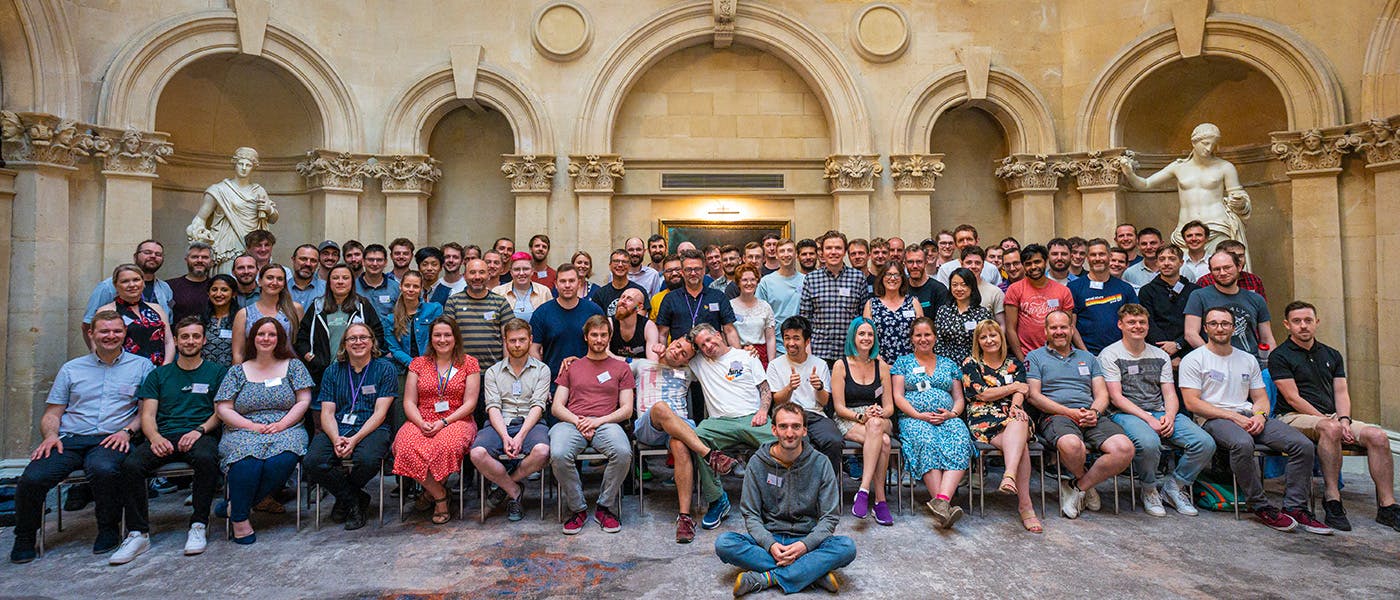 Group photo of the Bristol office team