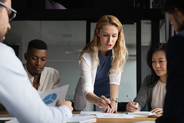 Image of data-literate leader