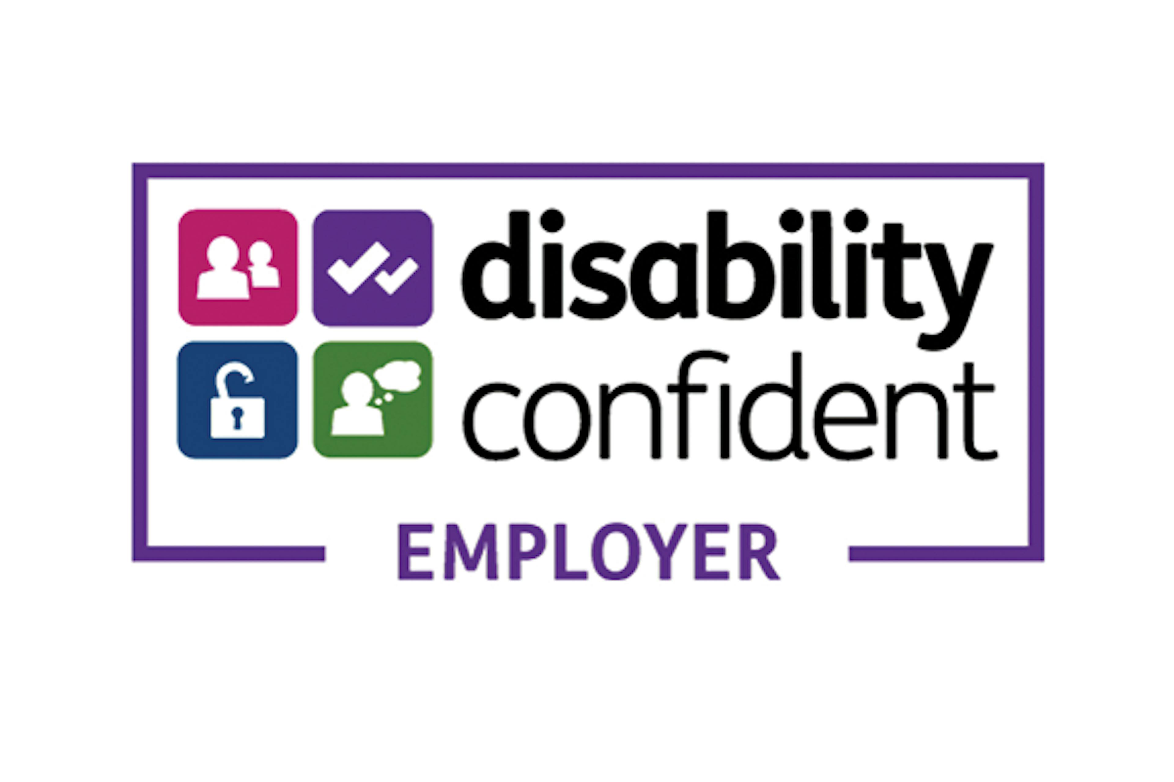  Disability Confident Employer badge