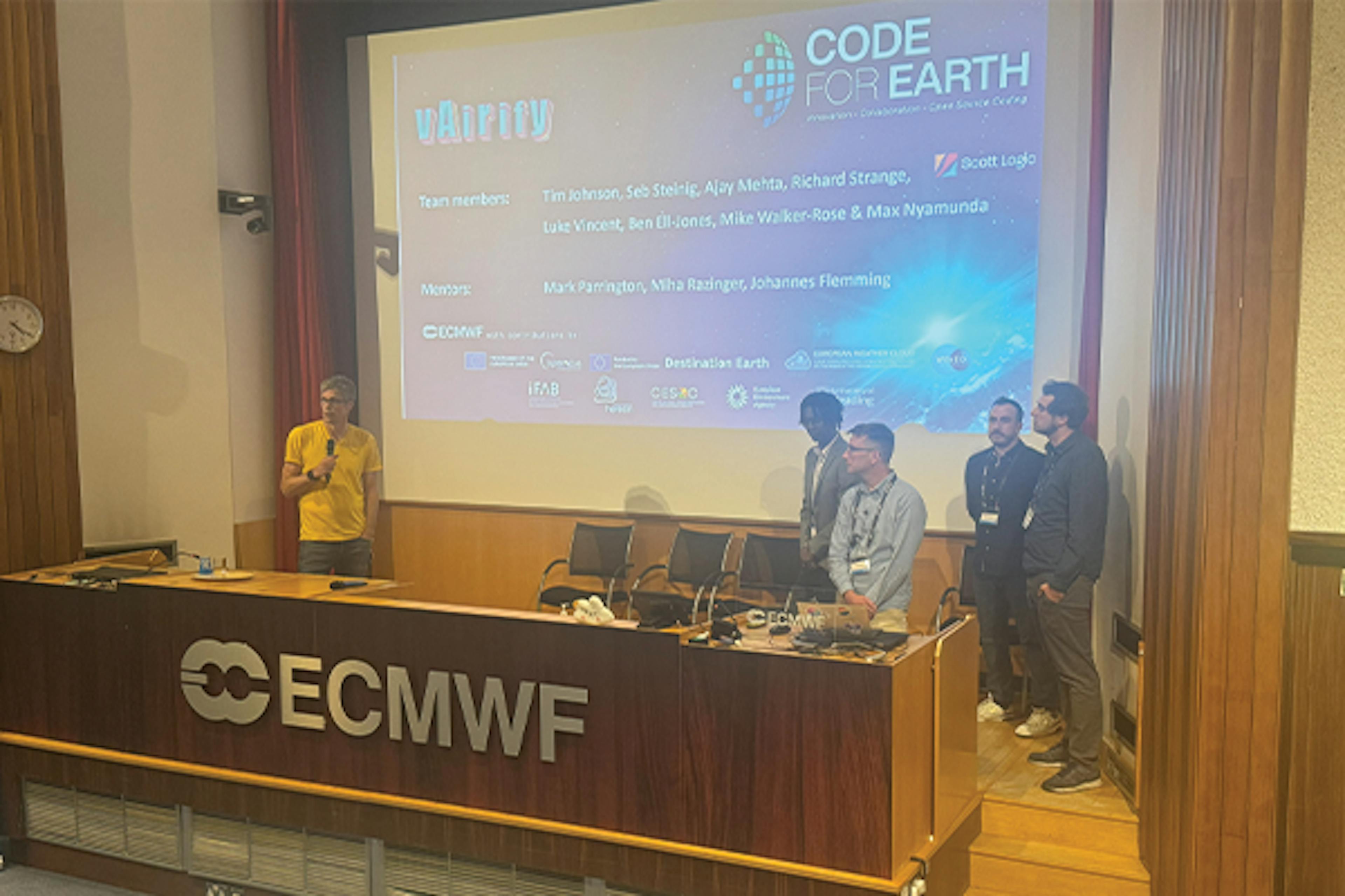 Presentation of vAirify at ECMWF