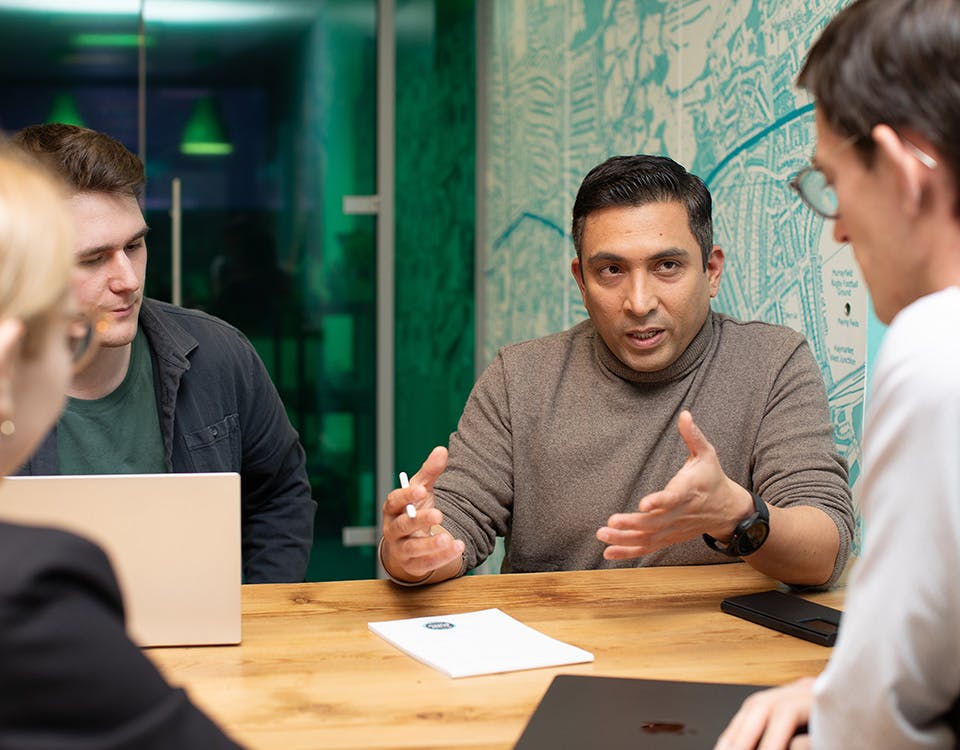 People in a meeting