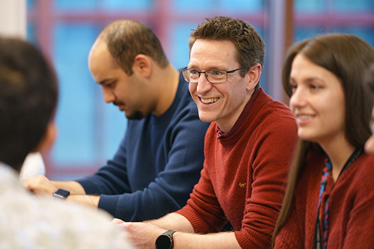 People in a meeting