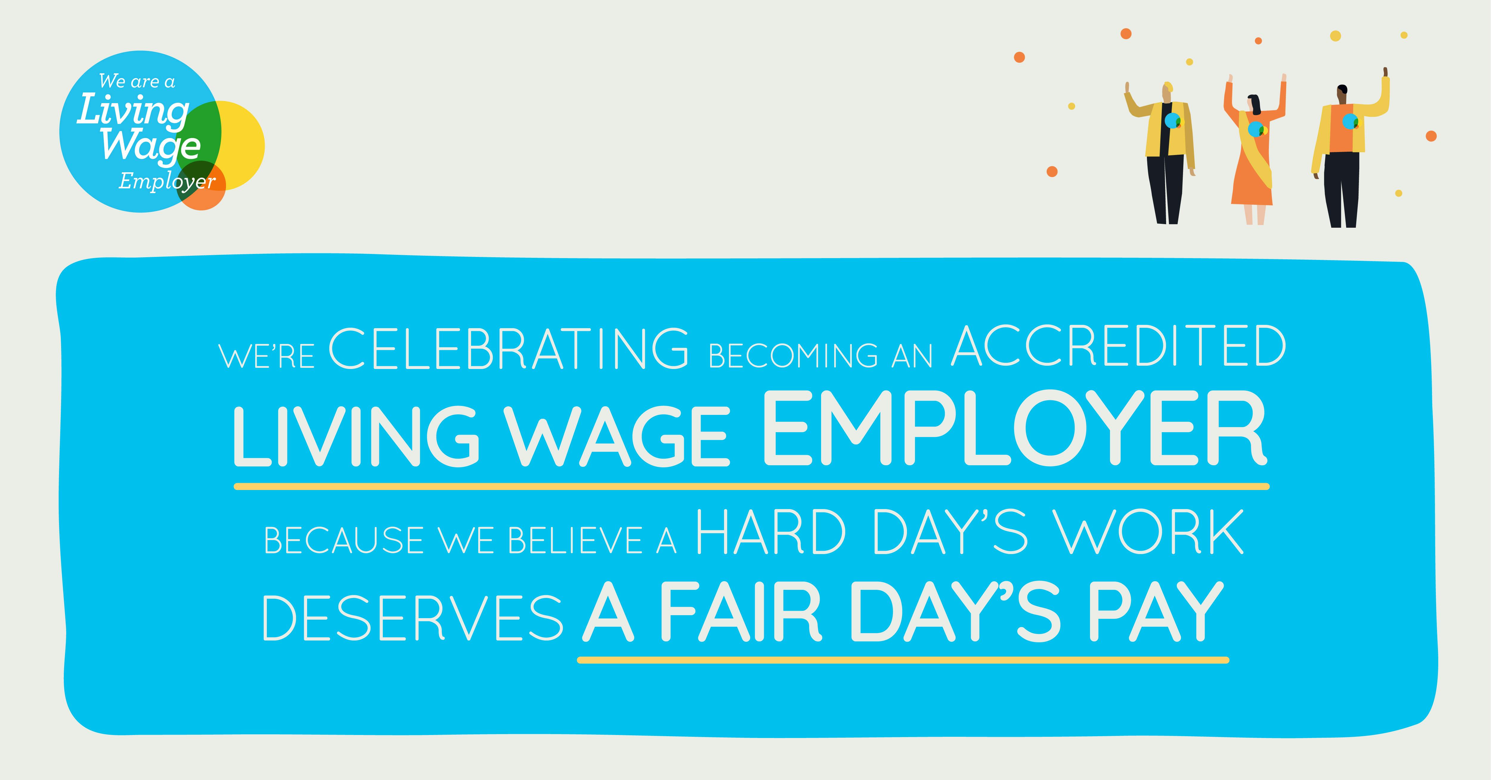 Real Living Wage Employer banner