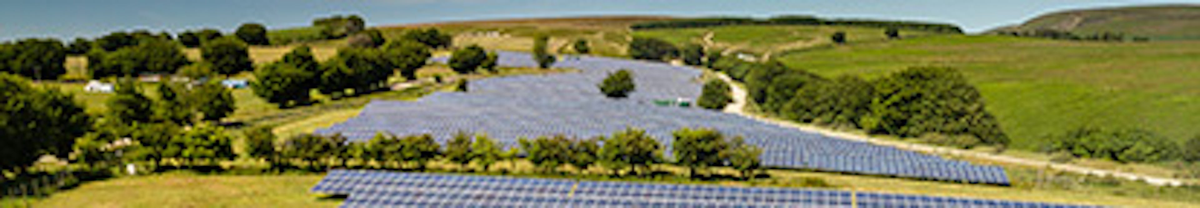 Solar farm in South Wales