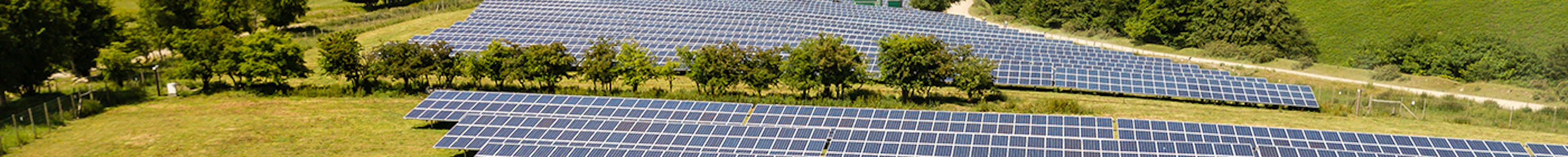 Solar farm in South Wales