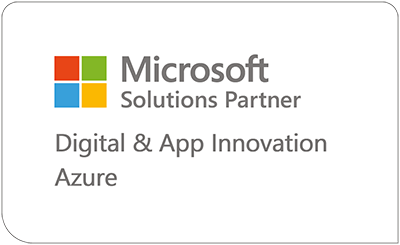 Logo - Microsoft Solutions Partner - Digital and App Innovation - Azure