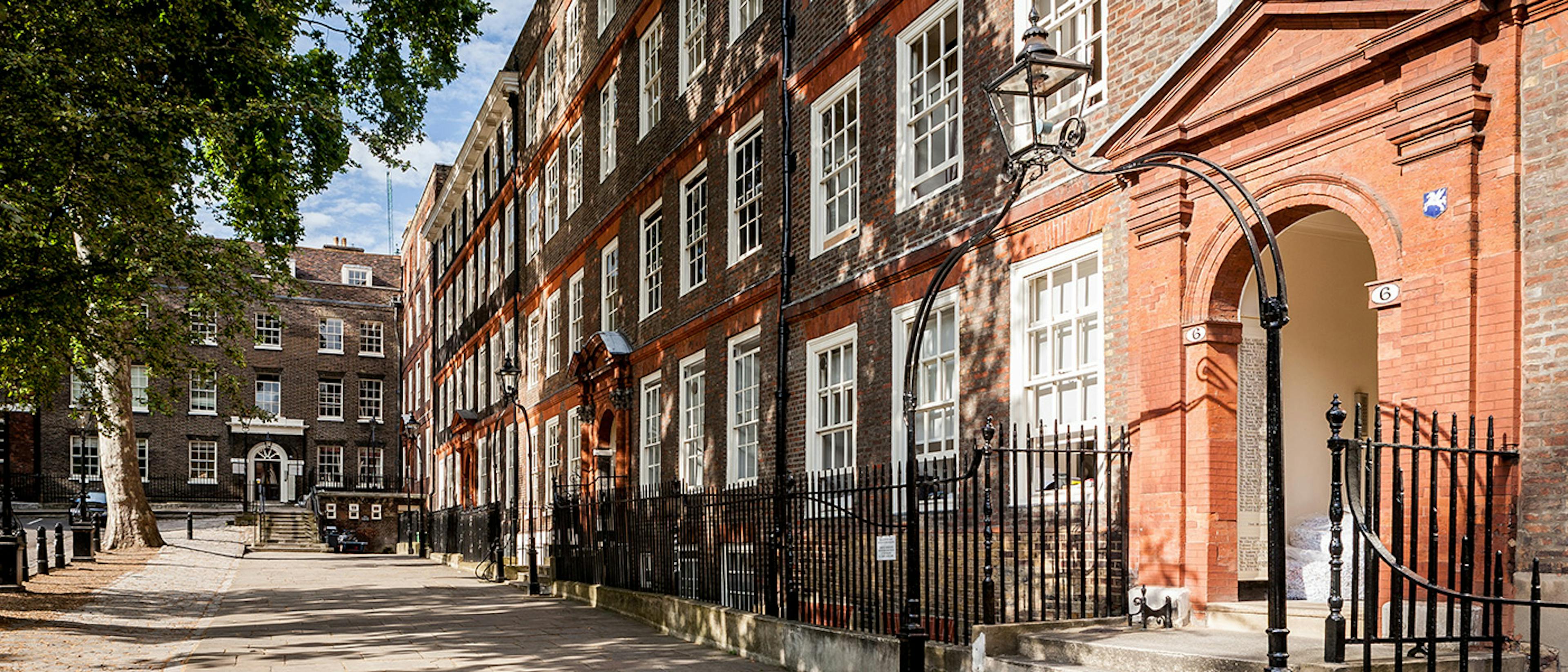 Photo of Kings Bench Walk in the Inns of Court, London's legal district