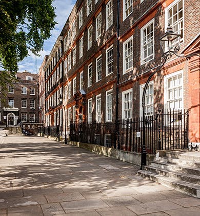 Photo of Kings Bench Walk in the Inns of Court, London's legal district