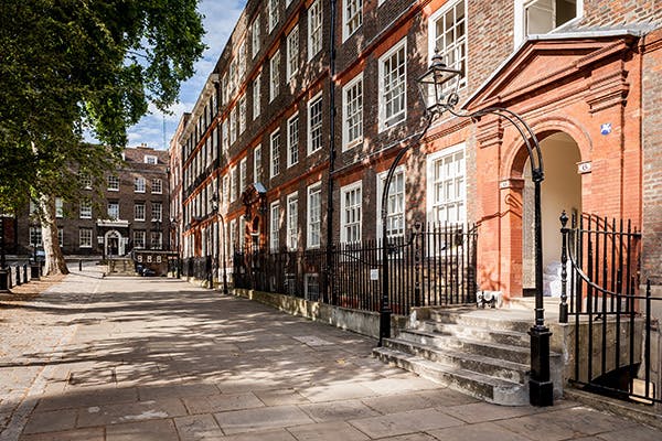 Photo of Kings Bench Walk in the Inns of Court, London's legal district