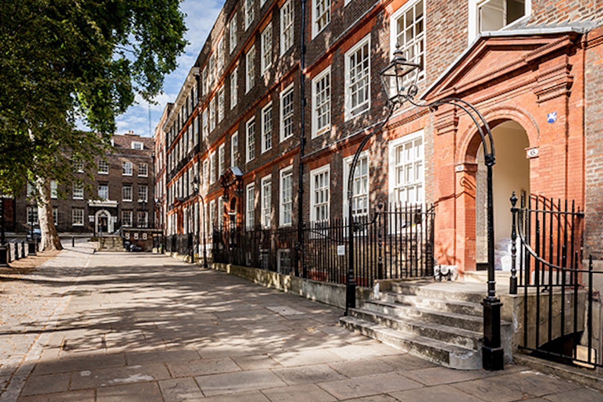 Photo of Kings Bench Walk in the Inns of Court, London's legal district