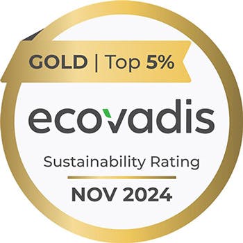 EcoVadis gold medal - Nov 2024