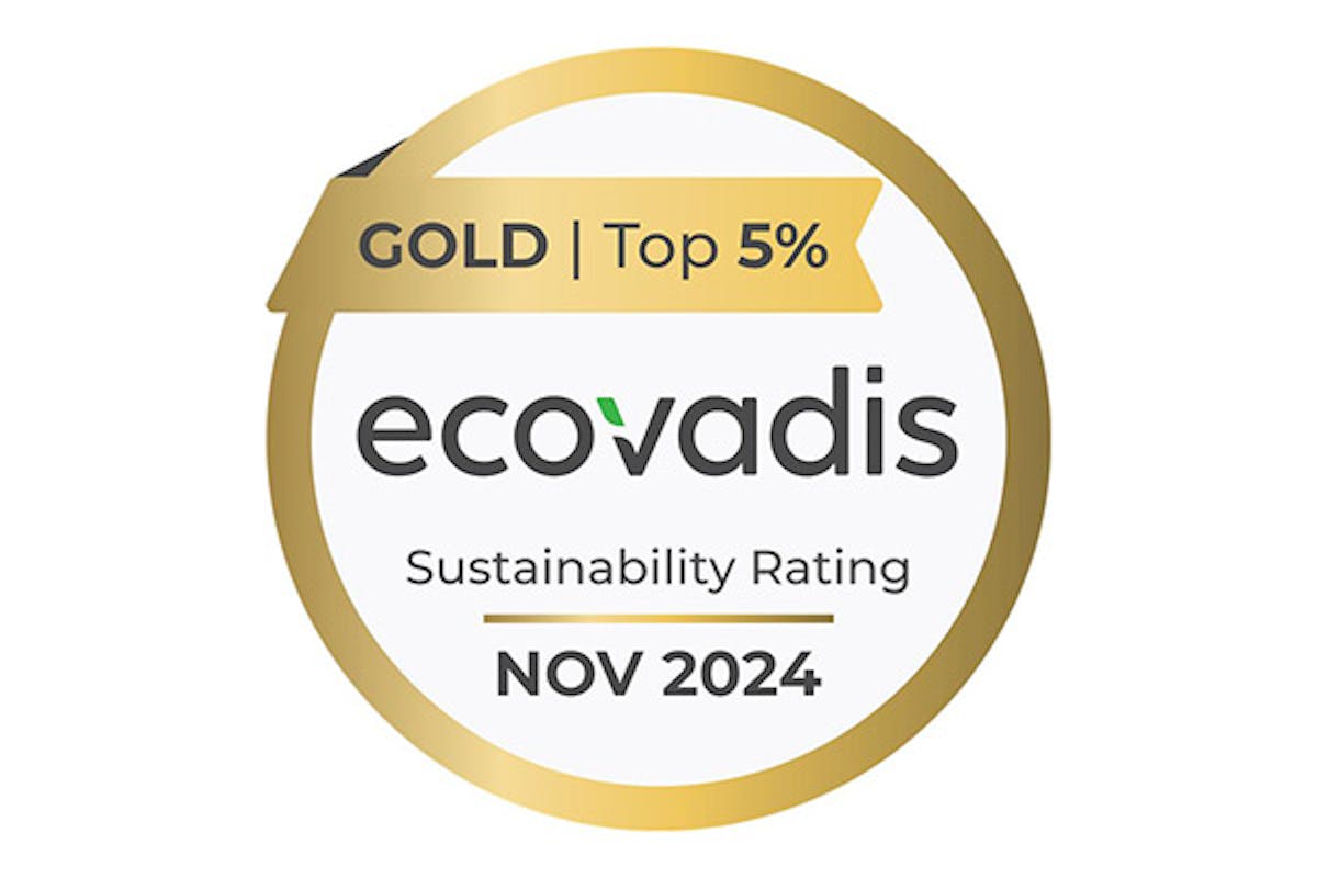 EcoVadis gold medal - Nov 2024