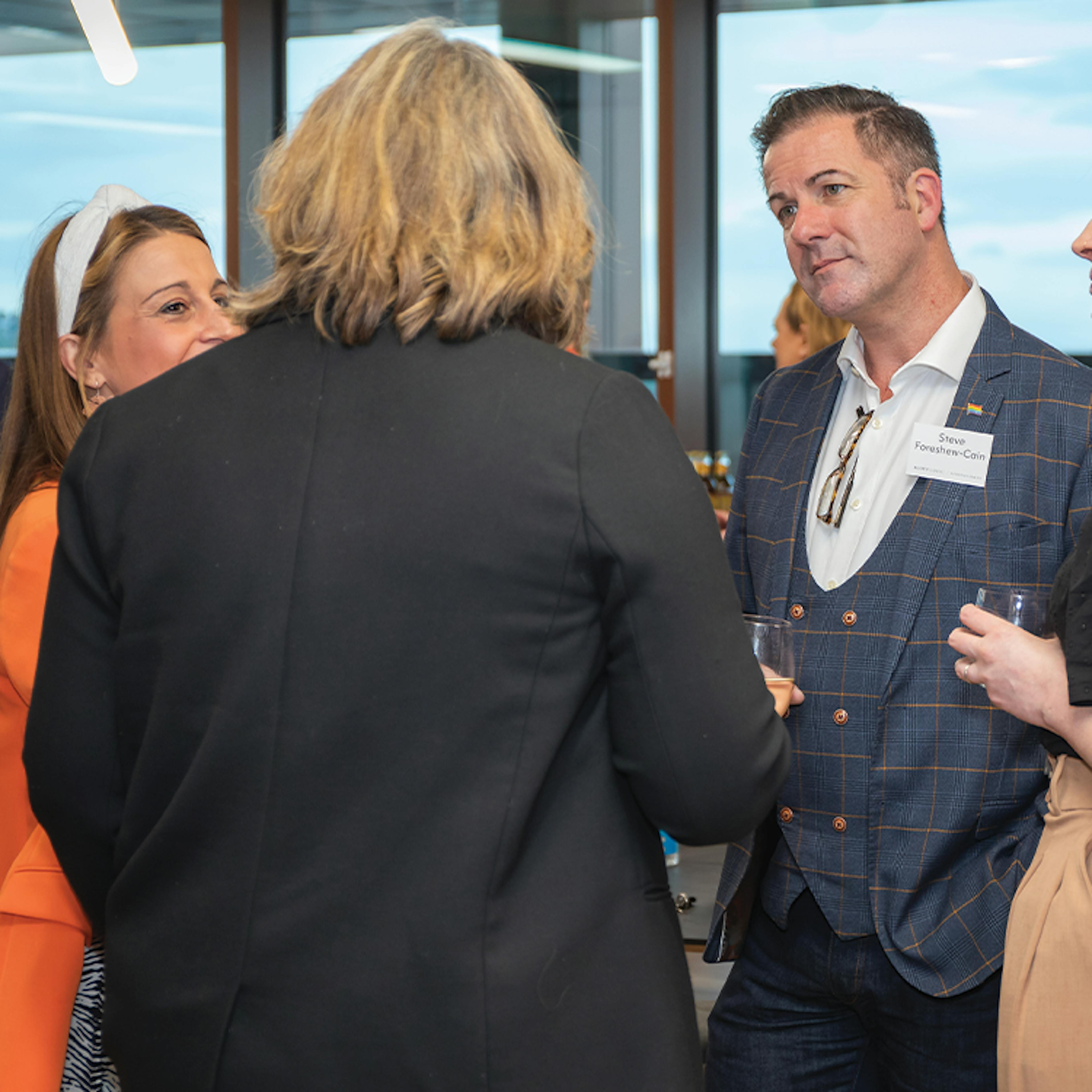CEO Steve Foreshew-Cain in discussion