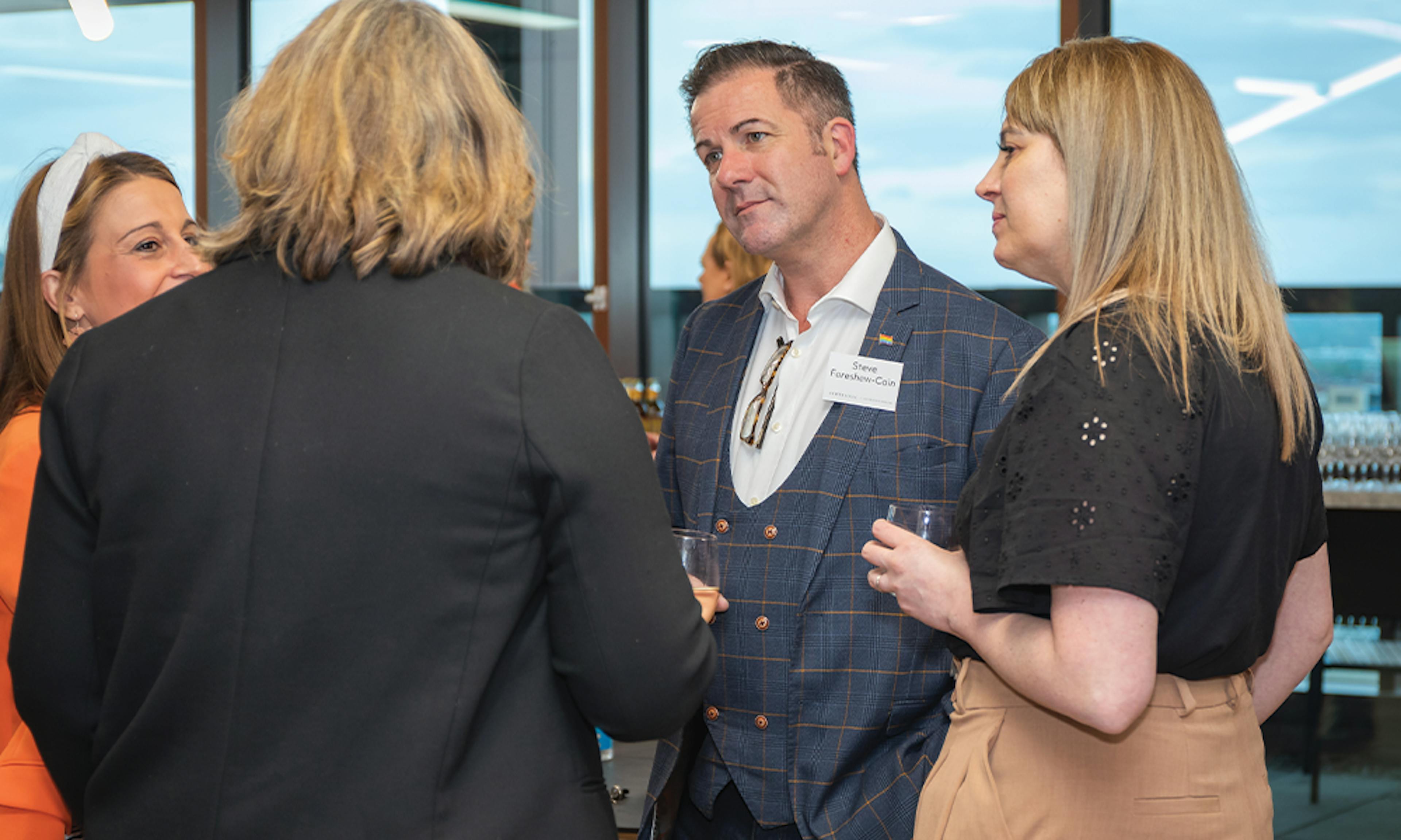 CEO Steve Foreshew-Cain in discussion