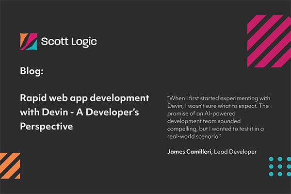 Rapid web app development with Devin - A Developer's Perspective