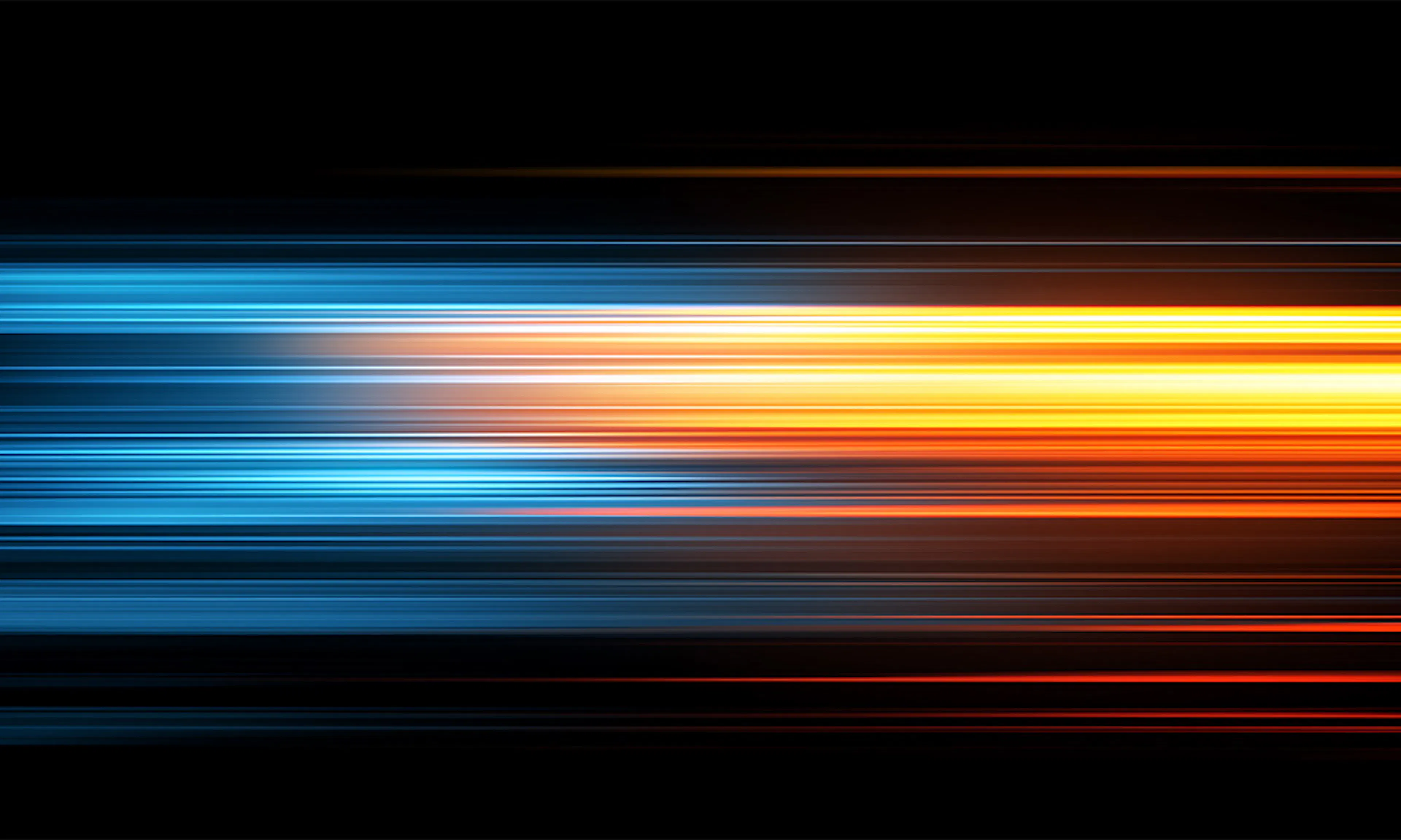 Lines of light connoting speed