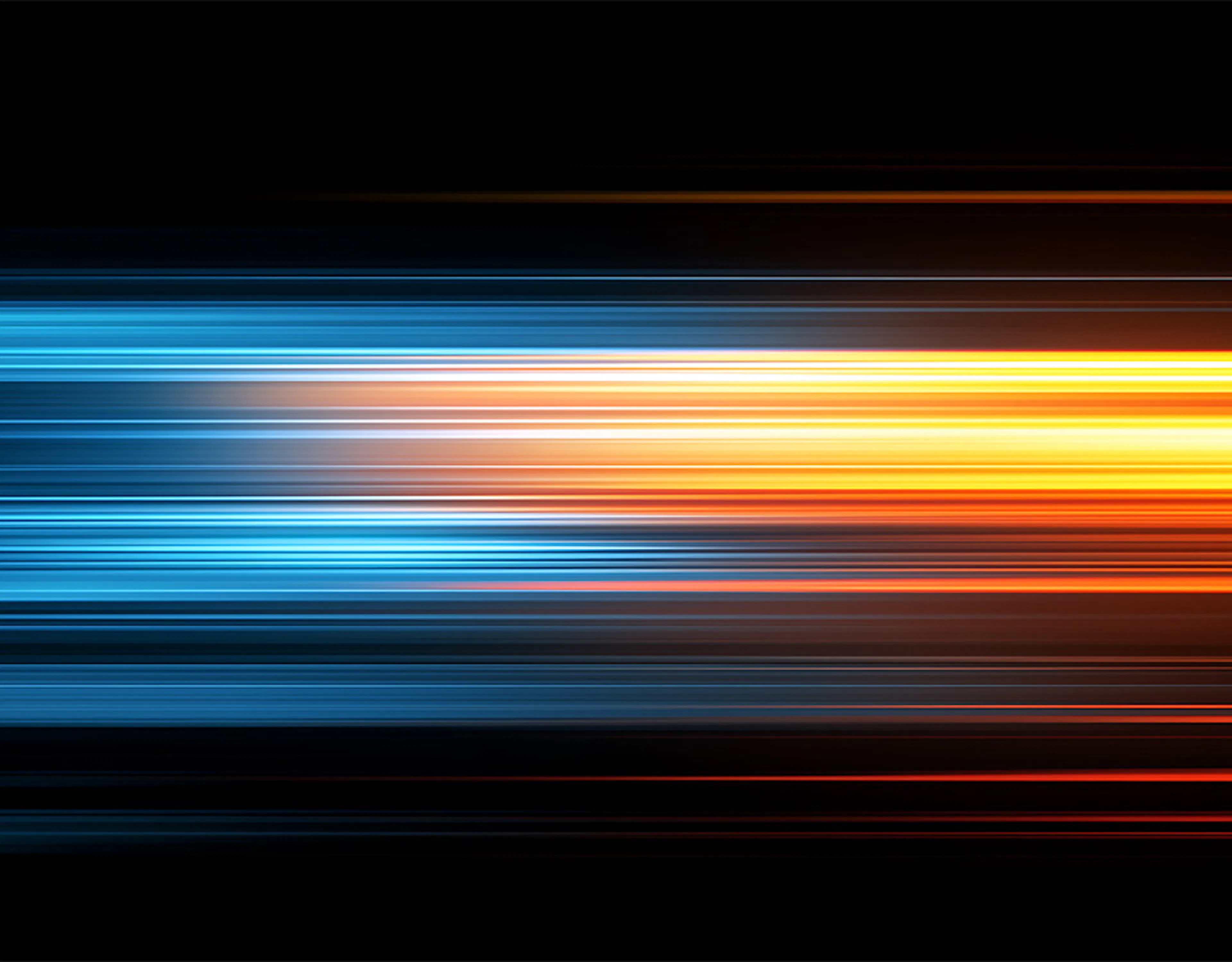 Lines of light connoting speed