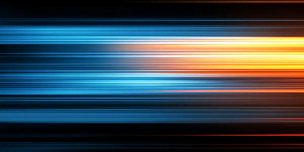 Lines of light connoting speed