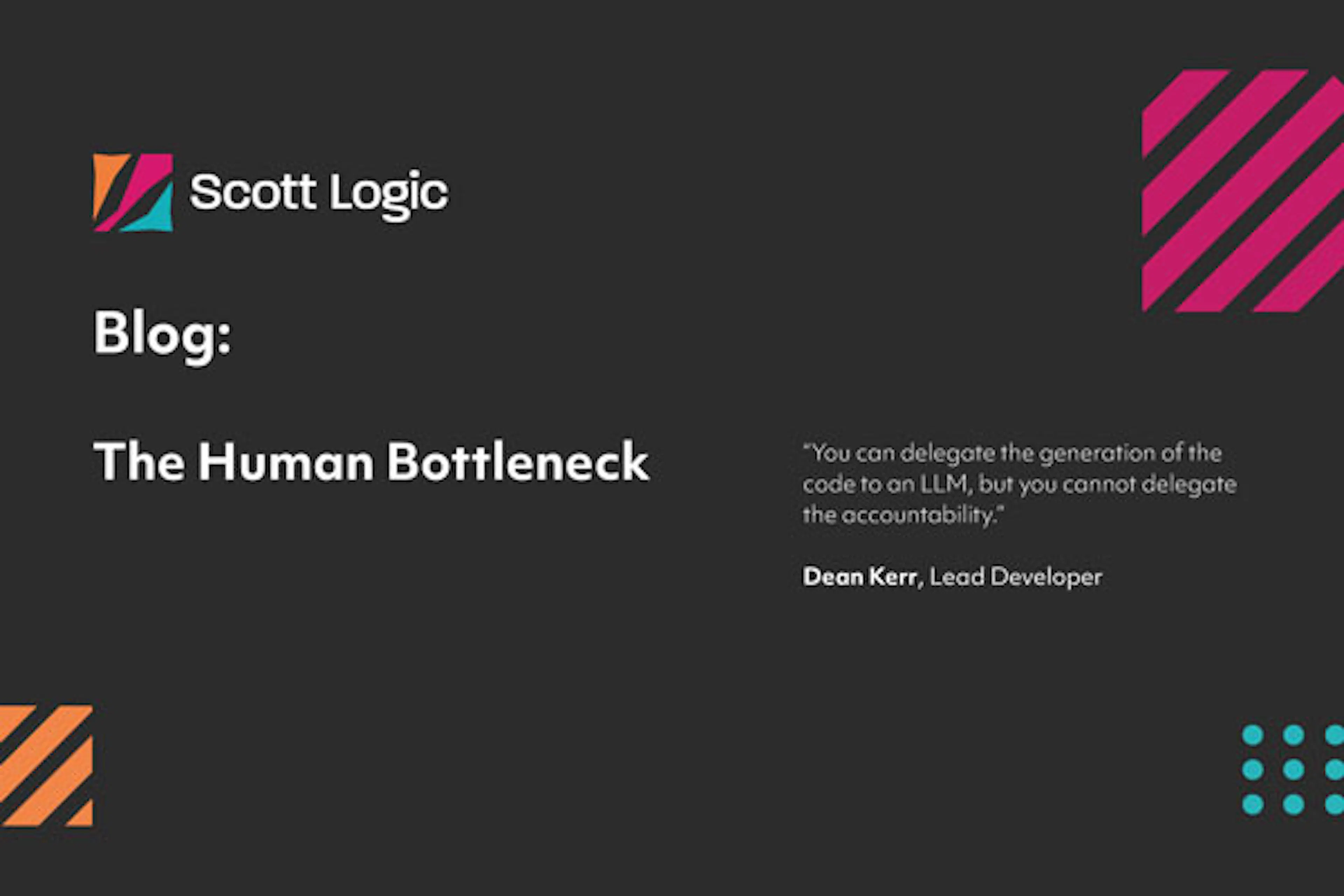 The Human Bottleneck