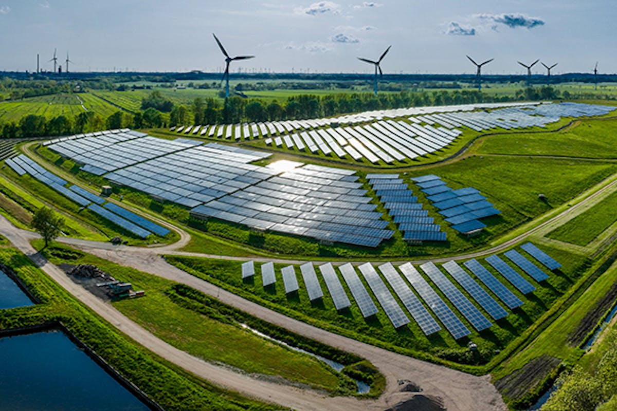 Solar and wind farm