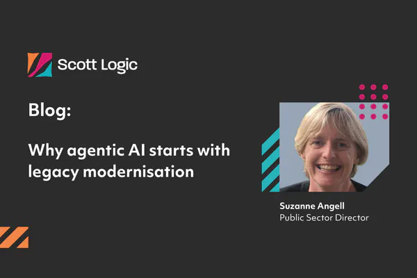 Blog - Why agentic AI starts with legacy modernisation - Suzanne Angell - Public Sector Director