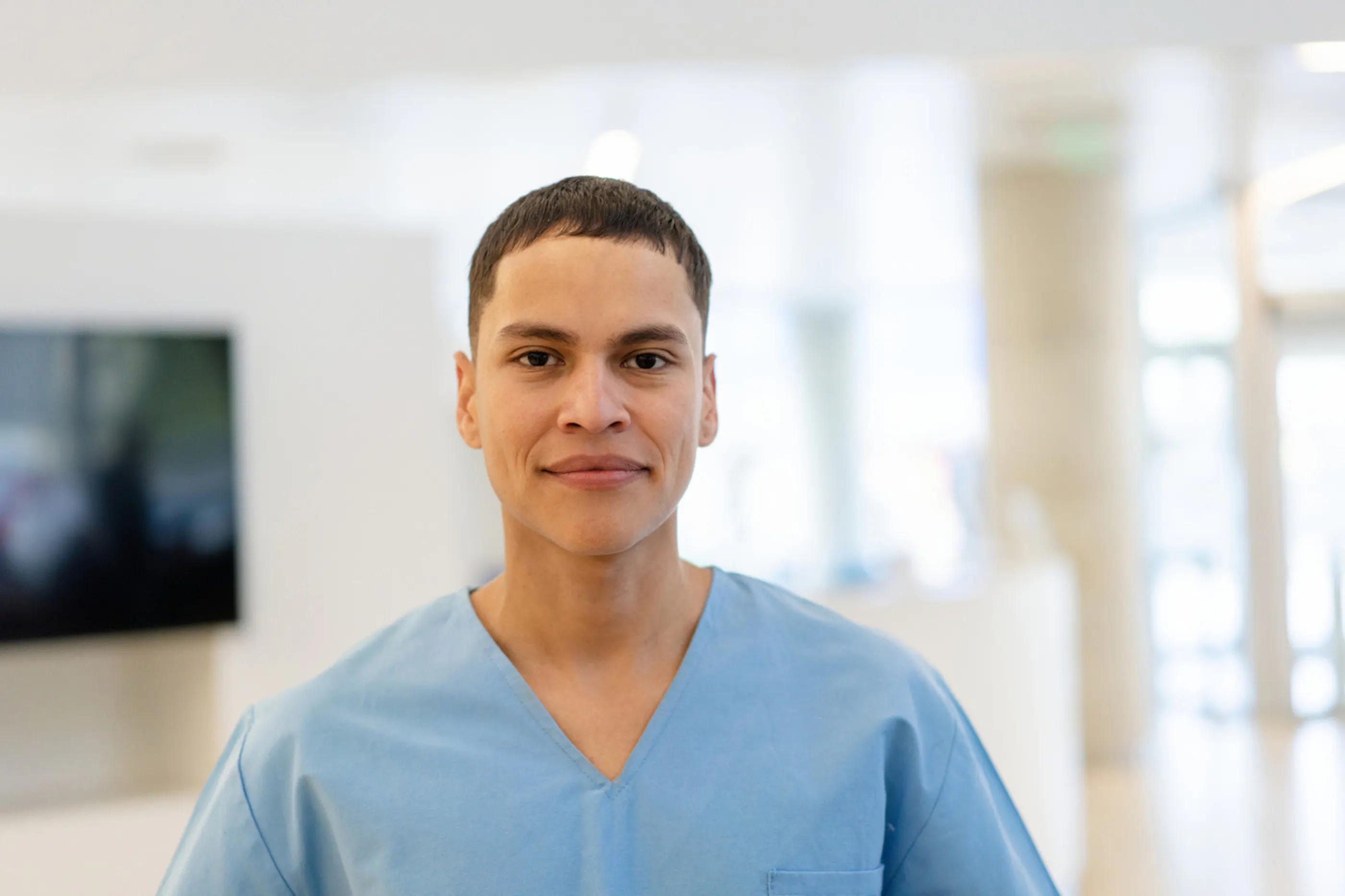 male healthcare worker profile