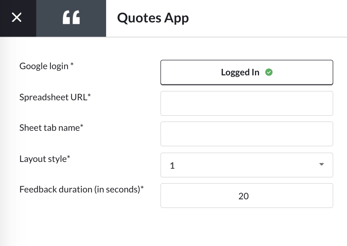 Quote App Guide - Logged in 5.14.2020.png
