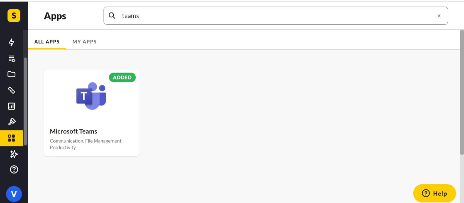 Microsoft Teams app