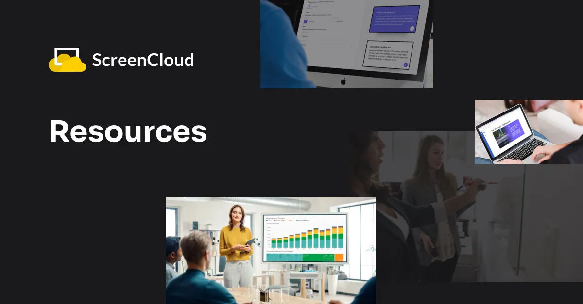 Screencloud Examples Digital Signage Hardware, Software & Content Guides - ScreenCloud