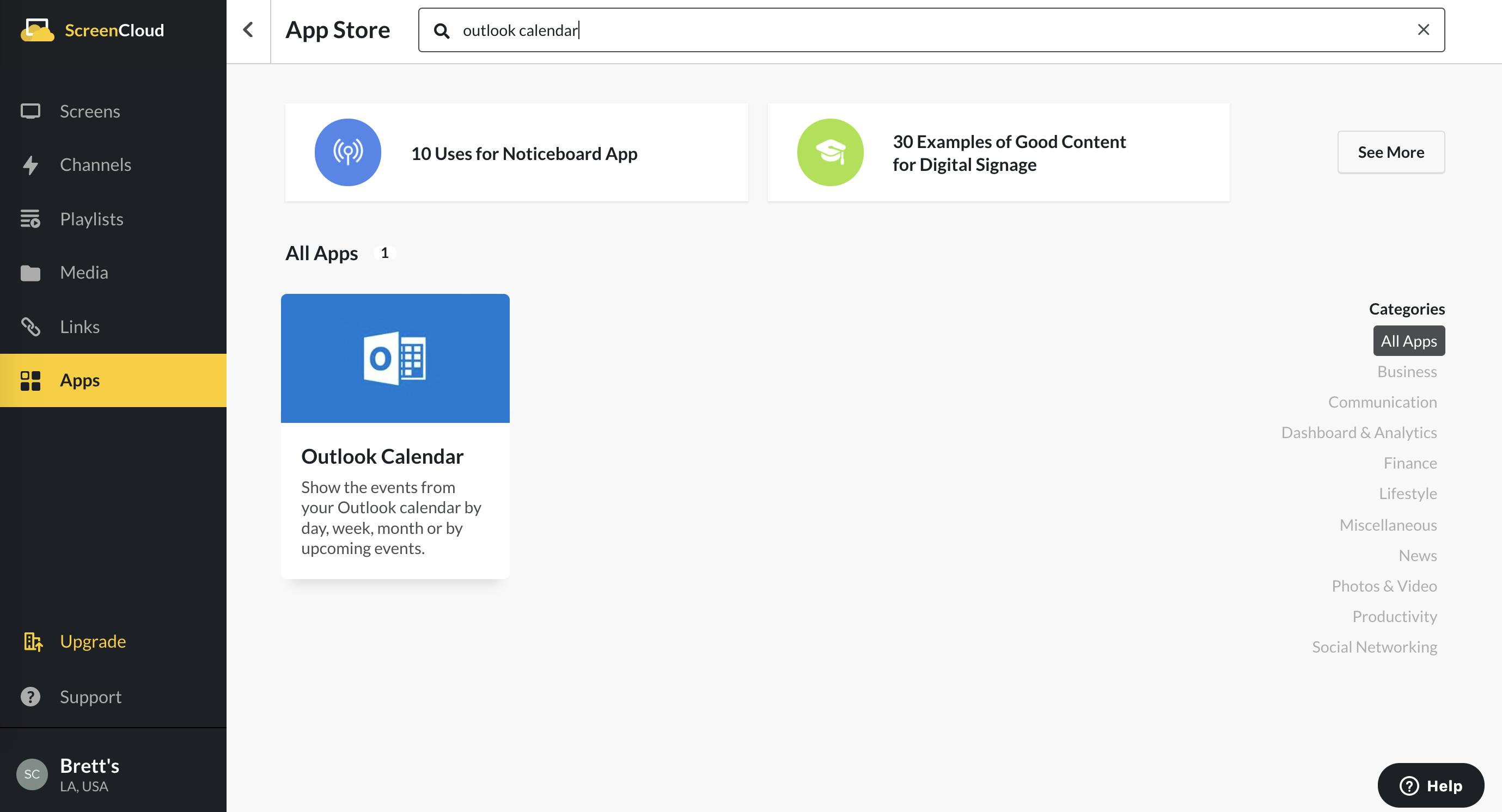 ScreenCloud Outlook Calendar App Guide ScreenCloud ScreenCloud Outlook Calendar App Guide ScreenCloud