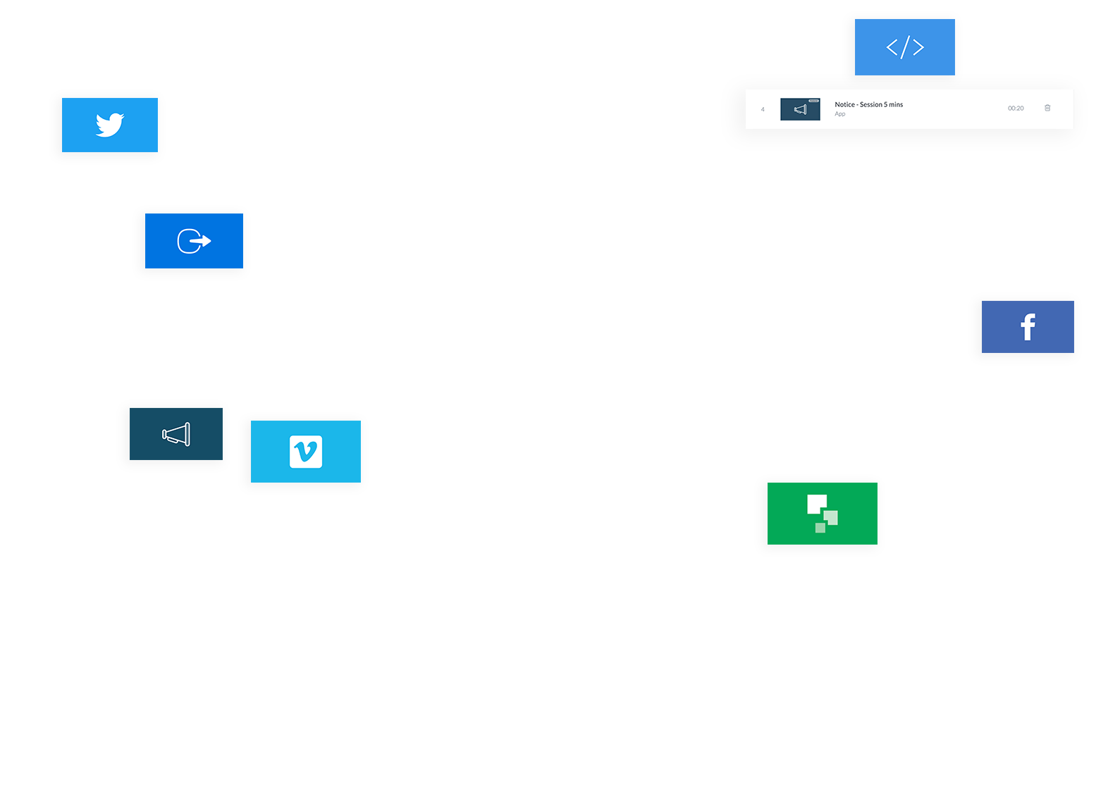 ScreenCloud for corporate communication ScreenCloud Apps for Retail