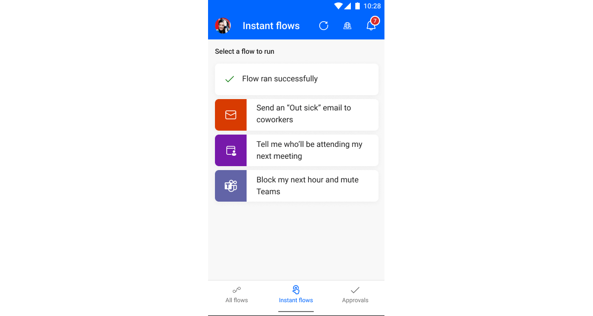 Power Automate mobile app