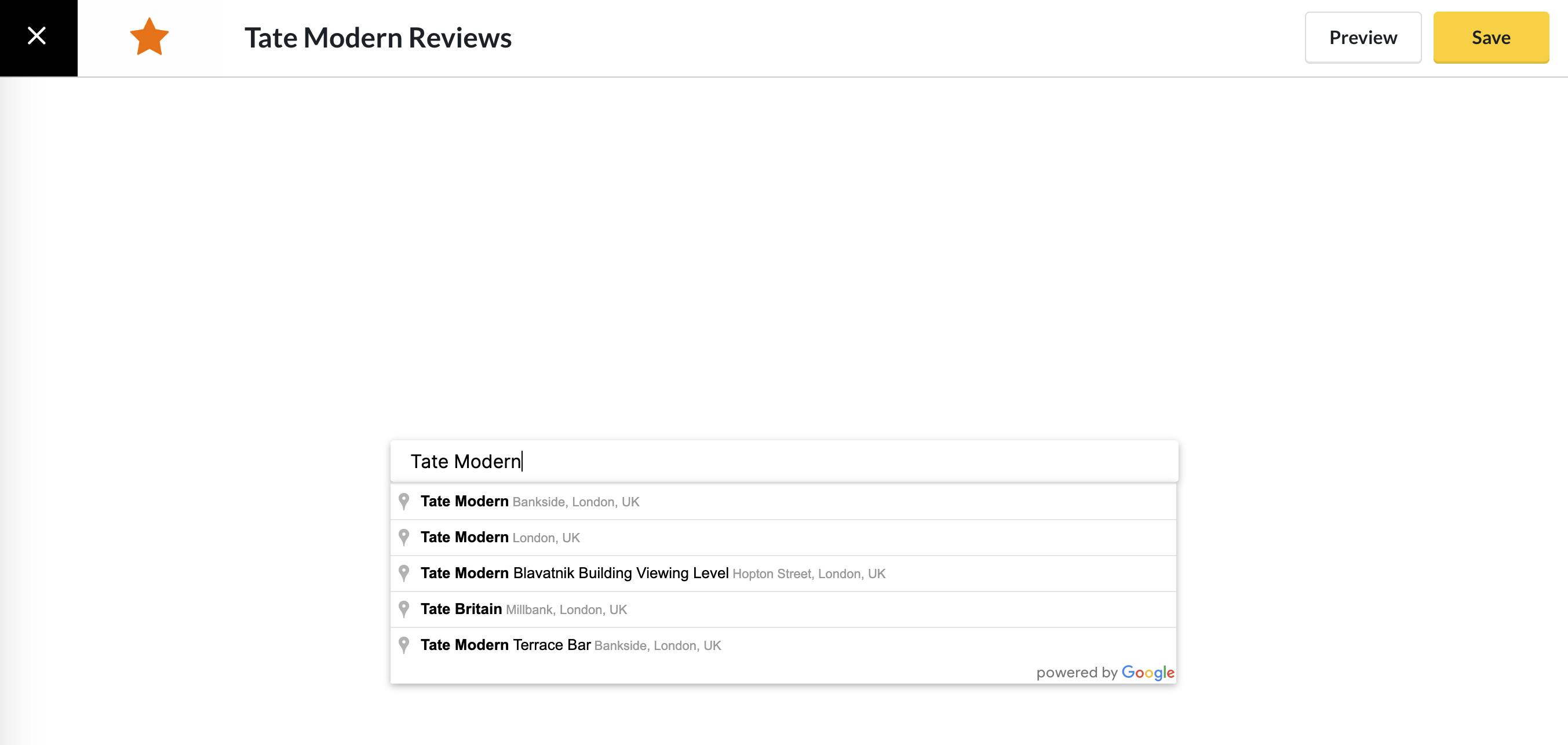 screencloud google reviews app settings