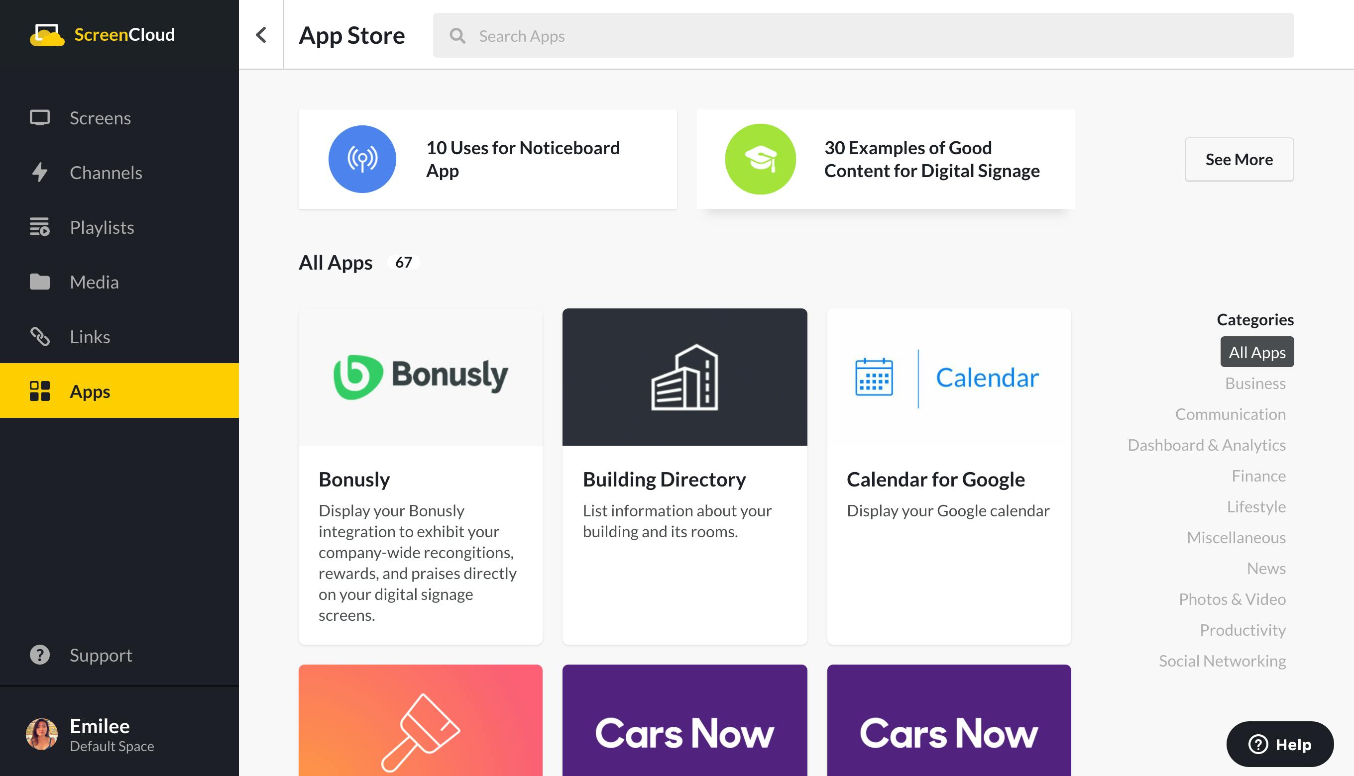screencloud app store
