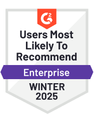 G2 Enterprise Recomended 2025