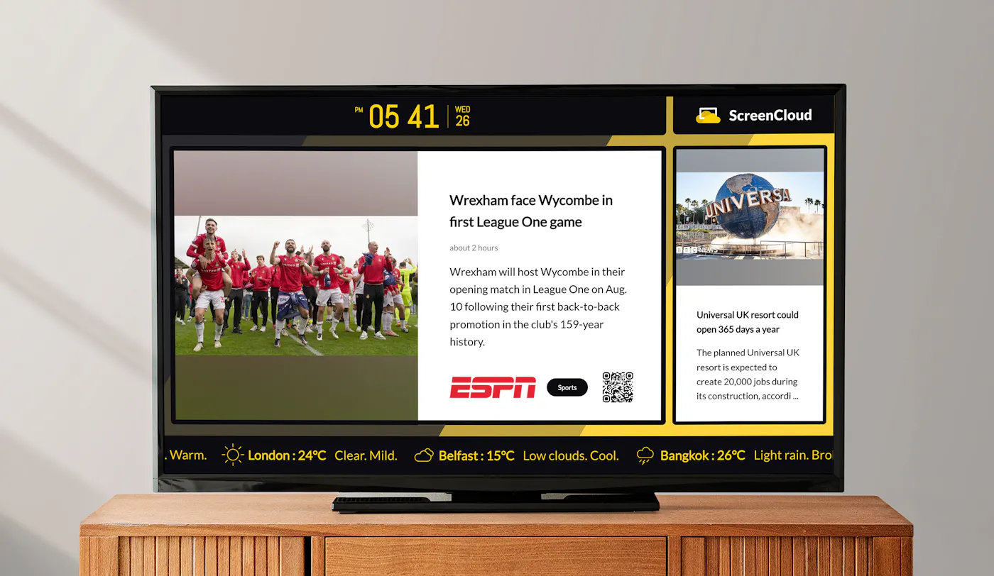 Integrating Your Company Logo into Digital Signage Displays - ScreenCloud