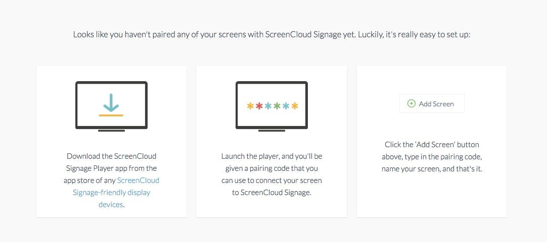 ScreenCloud is the perfect solution for digital signage at events