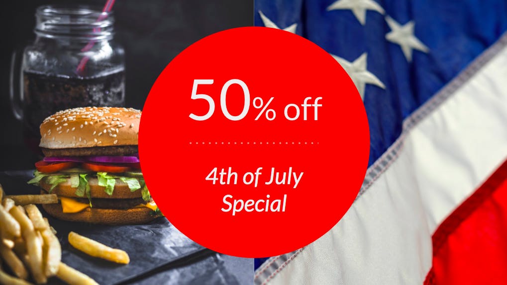 Independence day digital signage templates