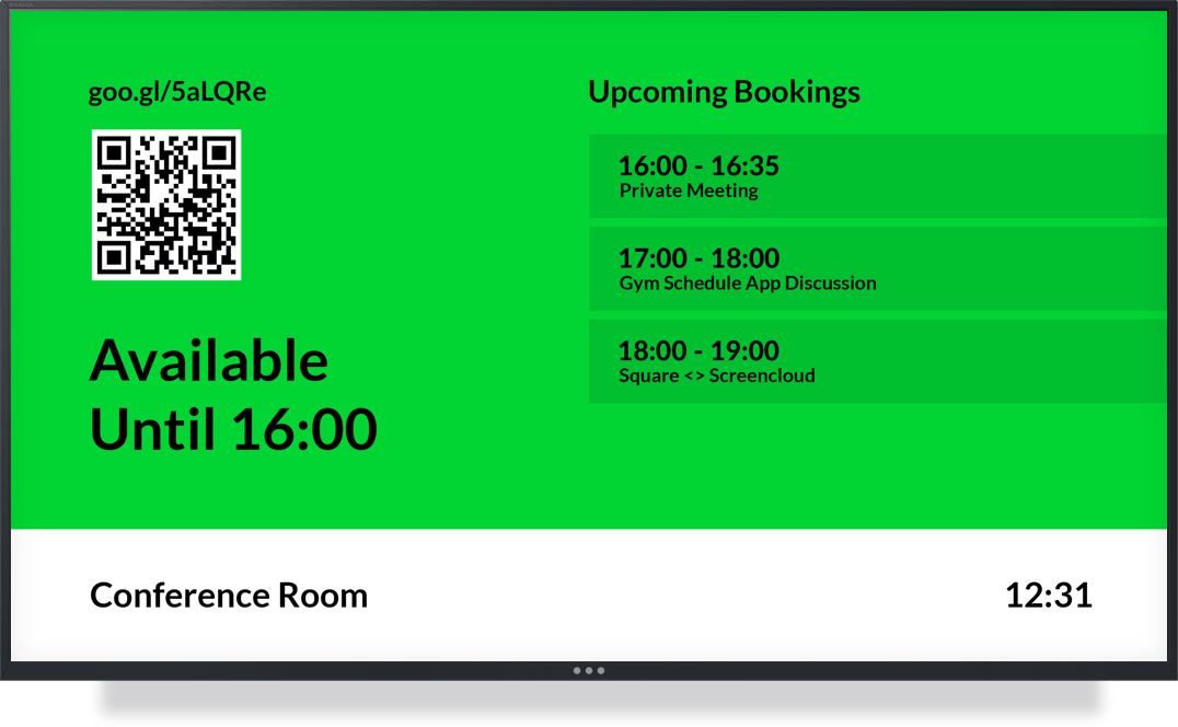 ScreenCloud App Meeting Room Software